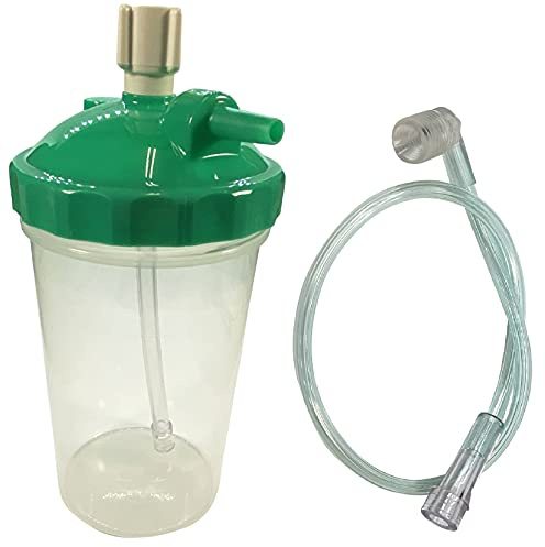 Westmed 2-Pack 6 LPM Dry Humidifier Bottle w/15 Adapter Tubing