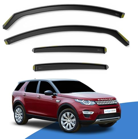 EdgeVisors Wind Deflectors for Land Rover Discovery Sport 5 Door SUV 4pc | 4pc Set, In-Channel Rain Guards & Accessories