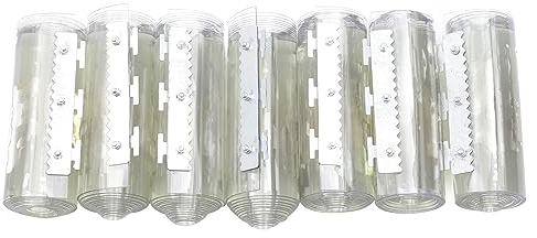 7Stk 2m PVC Streifenvorhang Lamellen Lamellenvorhang Fertig Vormontiert für Industrie Pferdestall Kuhstall