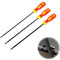 3 Pieces Chainsaw File,Chain Sharpening File,Professional Round Chainsaw Sharpener Suitable for Chainsaw Chain,Three Sizes Round Chain Saw Sharpener File with Non-slip Handle for Chainsaw,Red Yellow
