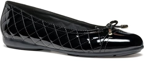 Geox Femme D ANNYTAH B Ballerines Plates, Black, 41 EU