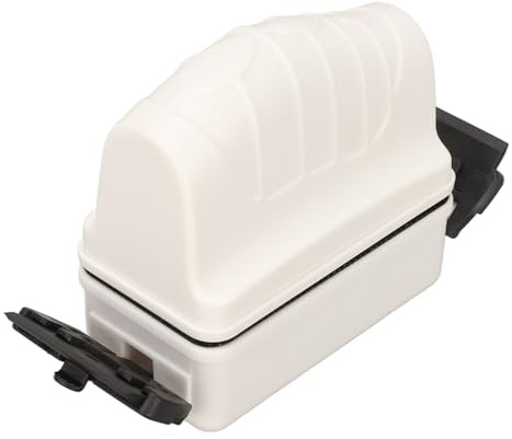 Raschietto Magnetico per Alghe Galleggiante su Entrambi i Lati, Antigraffio, Potente Pulitore Magnetico per Acquario, Raschietto Magnetico per Alghe Bianco (WHITE)