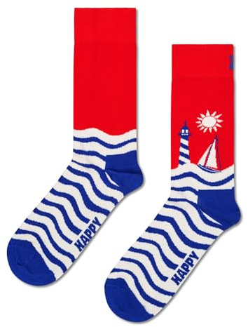 Happy Socks Unisex Happy Socks Sail Away Sock Socken (1er Pack)