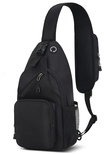 GERIINEER Sling Bag Große Rucksack Brusttasche Schultertasche Umhängetasche Herren Damen Wsserdicht Schulterrucksack für Outdoor Radfahren Reisen Wandern und Kurztrips