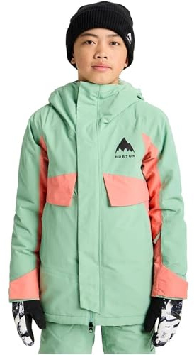Burton Kids' Ascutney 2L Insulated Jacket – Soft Sage/Peach Echo, L