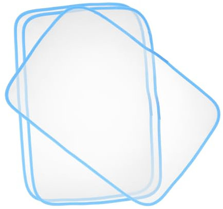 TOPPERFUN 3pezzi Tappetino Da Stiro in Resistente Al Calore Cuscinetto Protettivo Per Pressa Da Stiro Rete Isolante Per Stiratura Pieghevole Protezione Lavabile e Riutilizzabile