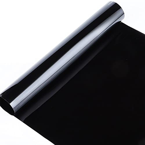 Laminas Para Tintar Lunas Coche Película de aislamiento de vidrio de automóvil Ventana de automóvil negro Flim Privacy Sun Bloqueo Anti Uva Ventana Tint Opque Opaco Window Film Sticker for coche LáMin