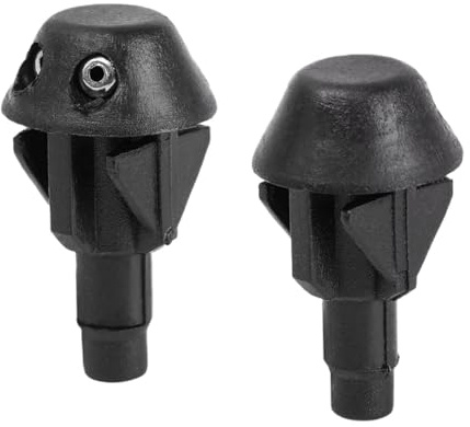 NNMIKOLC Jets Lave-Glace Compatible avec Peugeot pour 106 205 206 306 506 Capot Eau Liquide Fenêtre Pare-Brise Paire Essuie Glace Avant Lave-Glace Buse Vaporisateur