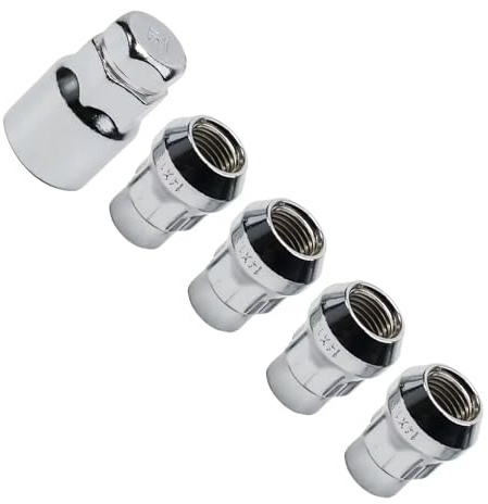 écrou jante Compatible avec Mazda Écrous de roue antivol M14 x 1.5 pour pneus Wrangler vis femelle