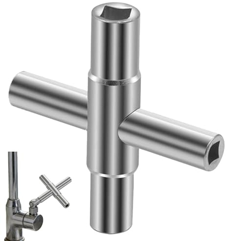 Vierkantschlüssel,4 Kant Schlüssel 6.5mm/7mm/8mm/9mm,Schaltschrankschlüssel,Heizungsentlüftungsschlüssel,Entlüftungsschlüssel für Heizkörper,Heizungsschlüssel,Entlueftungsschluessel,Heizung Entlüften