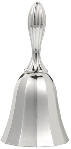 JECOMPRIS Campanello da Tavolo in Lega di Zinco Vintage Manubrio Manuale, Campanello di Servizio Retrò per Ristorante e Ufficio, Suono Nitido per Bar e Uso Domestico