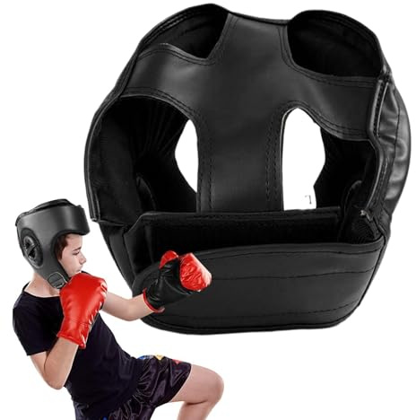 Zunetsutock box-huvudskydd | Ventilerat justerbart lätt – boxning träningshjälmar, för tonåringar, vuxna, kampsport, kickboxning, karate, tävling, sport, gym och för