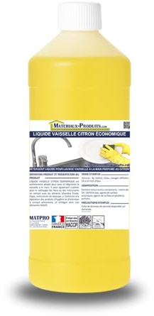 MATPRO Liquide Vaisselle Citron économique 1 L Jaune