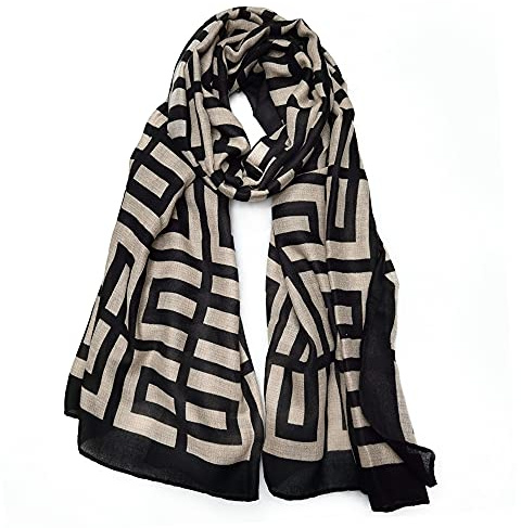 FINIZO Women's Scarves Lady Light Soft Fashion Solid Scarf Wrap Shawl for All Season