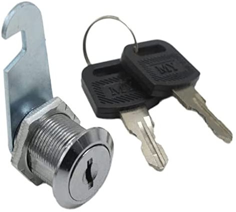 Serrure à came, serrure de boîte aux lettres de sécurité, serrure à came 16/20/25/30 mm 2 clés serrure à came de sécurité bureau porte armoire casier boîte aux lettres tiroir placard armoire serrure d