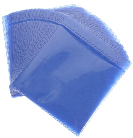 CHILDWEET DVD Kunststoffhülle aus Pp 200 Stück 12cm Leicht und Wiederverwendbar Praktische DVD Aufbewahrung für Unterwegs Ordner Zufällige Farbe | Leichte Schutzhülle, Praktische Aufbewahrungslösung, 12cm Format, 200 Stück Zufällige Farbe