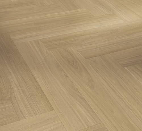 Parador Designboden Vinyl Trendtime 3 Eiche Oxford natur Seidenmatte Struktur Fischgrät 4-seitige Fase