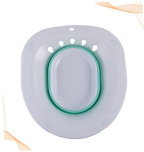 minkissy Bidet Pliable Pour Femme Enceinte Vert, Toilette Portable Ergonomique Trou Anti-débordement, Compatible Wc Standard, Utilisation Hygiénique Pour Parties Intimes En Maternité Et Adultes