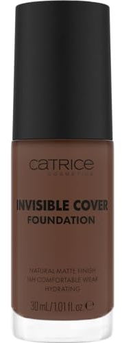 Catrice Invisible Cover Foundation, Nr. 065C, Nude, feuchtigkeitsspendend, langanhaltend, natürlich, für trockene Haut, vegan, ölfrei, ohne Parabene, ohne Mikroplastikpartikel, 1er Pack (30ml)