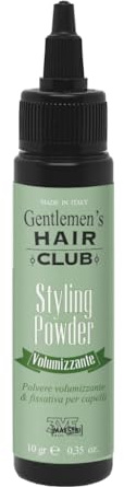 3ME GENLTEMEN'S Hair Club Cera in polvere - Polvere volumizzante e fissativa per capelli ad effetto opaco 10gr