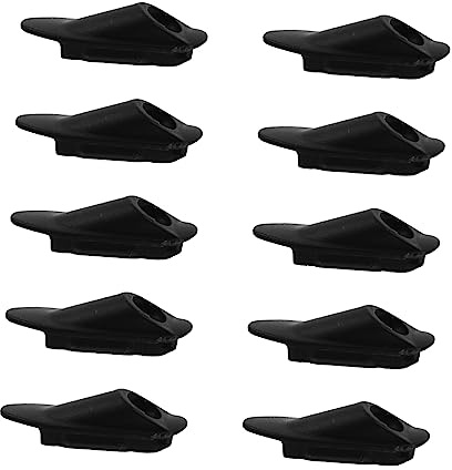 SOPOTUTU 10 Pezzi Supporto per Filo per Bici in Plastico Nero, Ferma Guaina Bici per Telaio Installazione Stabile e Non Cade Facilmente, Accessori per Ciclo Passacavo Integrato