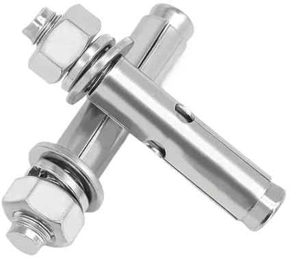 Tornillos de expansión acero inoxidable 316 M6 M8 M10 M12, anclajes, pernos for hormigón, varillas enlace, sujetadores pared, clavos(100mm,M12(1pcs))