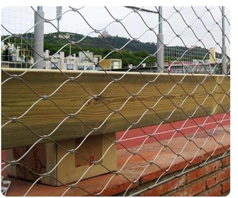 Flexibles Edelstahl-Seilnetz ，304 Edelstahl-Seilnetz，Absturzsicherung In Großer Höhe Sicherheitsnetz Für Fußballplatz Garten，für Treppenbalkon Flexibles Geflügelkäfignetz(L0.8xW4m/L2.62xW13.12ft)