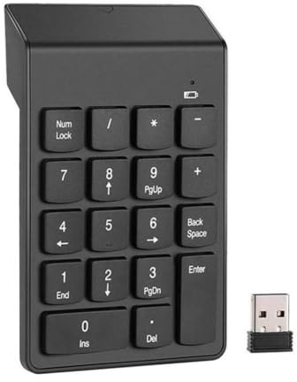 VmugDVoqb Tastierino numerico digitale wireless a 18 tasti 2.4G compatibile con notebook portatile