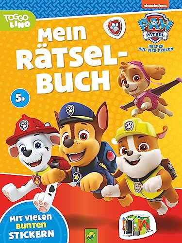 Paw Patrol Mein Rätselbuch: Mit vielen bunten Stickern | Ab 5 Jahren