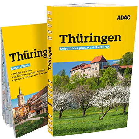 ADAC Reiseführer plus Thüringen: Mit Maxi-Faltkarte und praktischer Spiralbindung