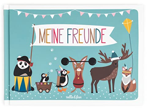 Meine Freunde: Freundebuch für Kinder in der Grundschule und Kindergarten. Zum Schreiben und Malen. Freundschaftsbuch.: Ein Freundschaftsbuch - Freundebuch für Kinder zum Schreiben und Malen