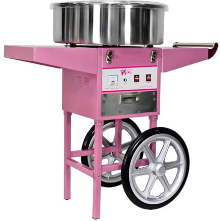 Machine à barbe à papa professionnelle diamètre 52 cm avec chariot 3614071