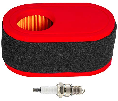 OxoxO Carkio Filtre à air 937-05065 951-12260 Bougie d'allumage Compatible with Moteur MTD Yard Manchines Troy-Bilt Cub Cadet 178-L0 178-LU 4P90HU 4P90JHA 4P90JT 4P90M0 4P90MU (1 Set)