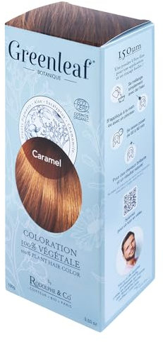 Coloration Végétale 100% Naturelle 100% BIO Certifiée - Greenleaf Botanique - Caramel - 100g