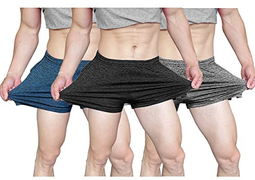 Muscle Cmdr Pantalones Cortos para Correr de 3 Pulgadas para Hombre, Pantalones Cortos para Entrenamiento de Gimnasia, Pantalones Cortos para Culturismo