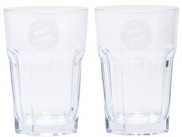 FC Bayern München Latte Macchiatto Glas I Gläser I 2er-Set I Fußball