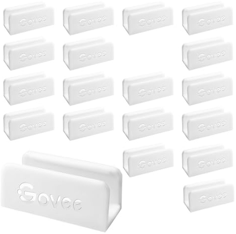 Govee 20 x Clips Halterung für Neon LED Strip H61A1 Profil Marke