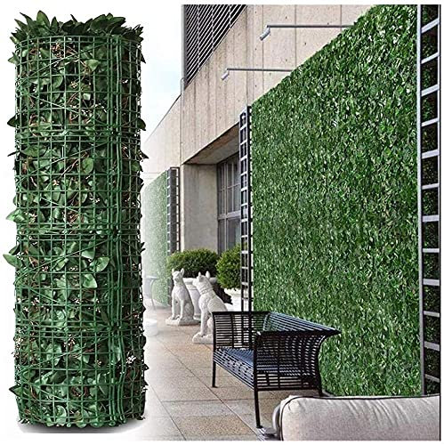 Siepe schermante protezione UV dissolvenza privacy copertura parete giardino recinzione balcone parete recinzione decorativa (colore: dimensioni: 1,5 x 3 m) (1,5 x 1 m)