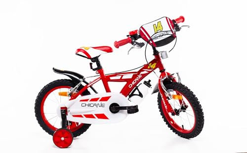 SCH Chicane Fahrrad, Kinderfahrrad, Rot, 14 Zoll