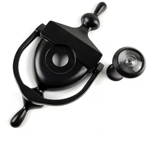 melairo Solid Door Knocker, Anti-Theft Door Knocker, Victorian Rope Type,Door Mirror Peephole,Door Mirror with Glass Lens,C