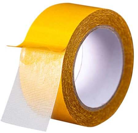 SOLUSTRE 1rotolo Adesivo Biadesivo Extra Per Decorazioni Rimozione Facile Residui Adatto Per Pareti e