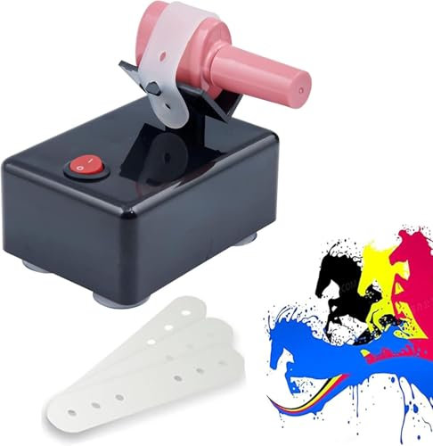 HDCCDM Nagellack-Shaker-Maschine, Lack-Shaker-Shaker-Maschine, Gleichmäßige Werkzeuge, 360° Unregelmäßiger Vibrations-Shaker Mit Festem Riemen, Für Nagellack, Acrylfarben, Modellfarben, Tattoo-Tinte