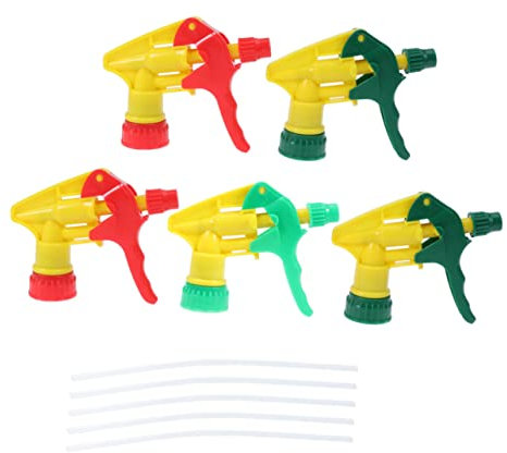BESPORTBLE 10pcs Plastic Spray Nozzles for Sprayer Replacement Spray Heads Storage Caps for Garden and Car Use Random Color