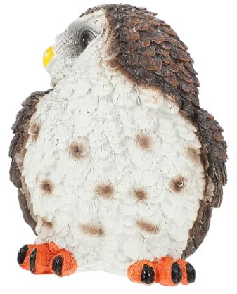 UPKOCH Dekorative Keramikeulen Statue Robuste Eulen Deko Für Garten Balkon Und Innenräume Langlebiges Kreatives Ornamente Für Wohn Schlafbereich Geschenkidee Zur Einweihung
