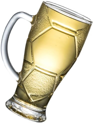 CONGARTENO Boccale da in Vetro Trasparente Capacità per Feste e Bar Bicchiere per Bevande Fredde per Cocktail e Succhi Resistente e