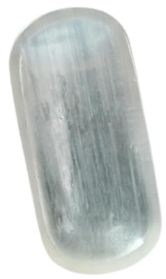 Cuenco de carga de cristal de selenita natural, placa de carga marroquí de forma ovalada larga para limpiar cristales curativos y recargables, 5.9 x 2.75 pulgadas, decoración del hogar, regalo de