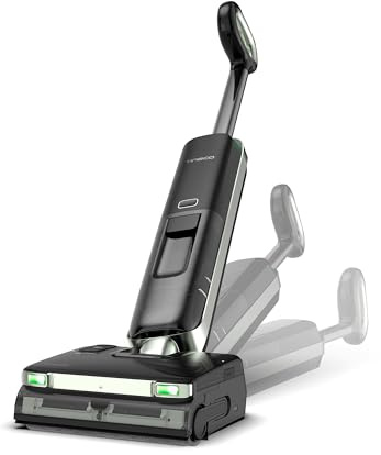 Tineco FLOOR ONE S7 Master Wet Dry Vacuum Cleaner, StreakFree Scraper, 9.9cm Ultra-Slim Body, 23kPa Suction, Flashdry Self-Cleaning System, 150° DustReveal Green Headlight