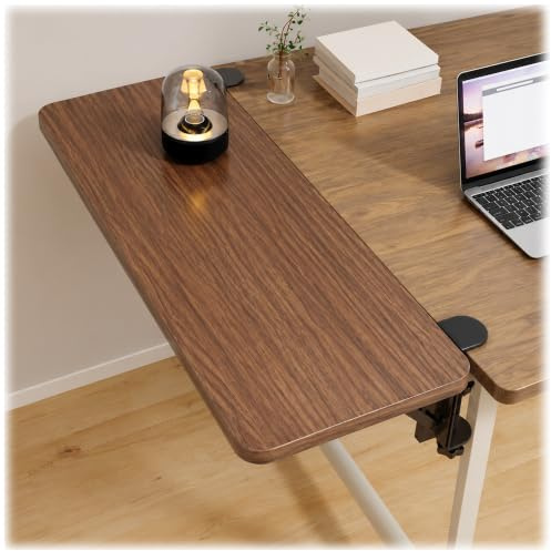 Estante extensor de alféizar de ventana plegable, madera | Placa de repisa de cocina interior, tablero de extensión de encimera de escritorio plegable(Walnut,80x25cm(2.6x0.82ft))