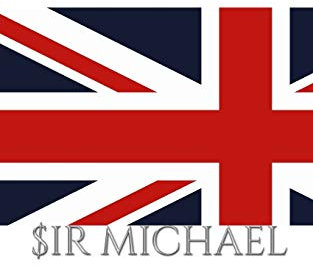 Union Jack UK British Flag Sir Michael Drawing writing Journal: Britih flag Journal
