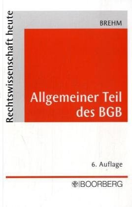 Allgemeiner Teil des BGB